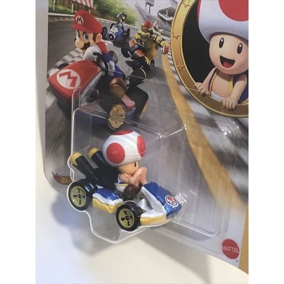 Hot Wheels Mario Kart Toad Standard Kart Die-Cast 1:64 Scale Nintendo - Picture 3 of 5